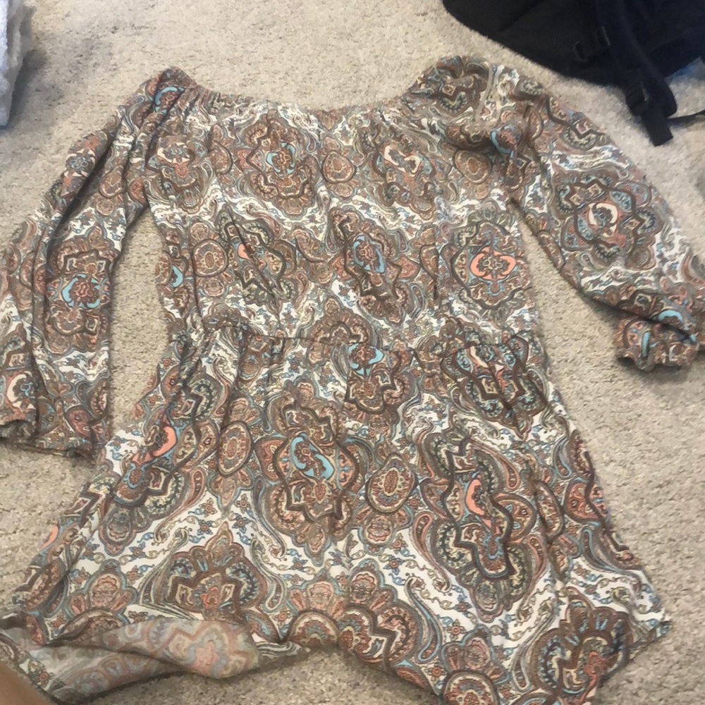 Long sleeve romper